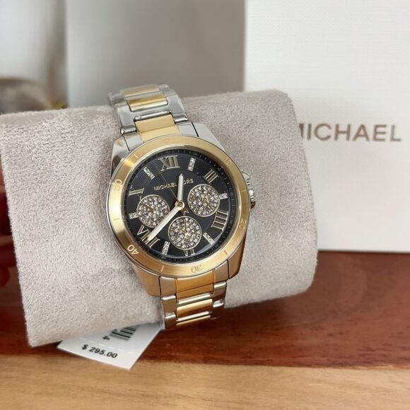 NWT Michael Kors‎ Alex Two-Tone Stainless Steel Watch - Picture 1 of 8